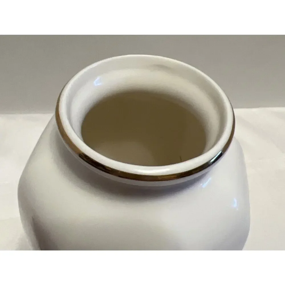 Japanese Vase Fine China Vintage Gold Accented Made In Japan 6